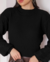 Blusa Tricot Isa - Manga Bufante