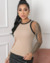 Regata Lisa Vies - Off White Preto - loja online
