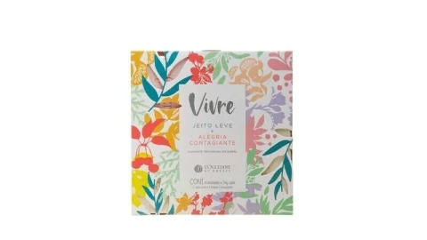 Loccitane Kit Sabonete Vivre Perfumado em Barra 4 x 75g