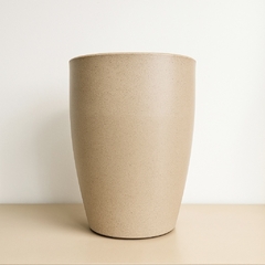 Vaso Grande 45cm Polietileno Brilhoso – Leve e Resistente - Jardim em Casa