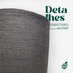 Vaso Grande 75cm Polietileno Texturizado – Leve e Resistente - comprar online