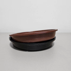 10 Pratos Plásticos para Vaso – 14cm de Diâmetro - comprar online