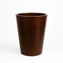 Vaso Cônico 50cm Polietileno Brilhoso – Leve e Resistente - loja online