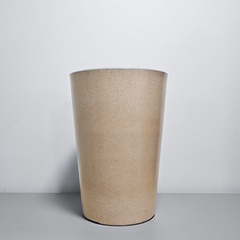Vaso Cônico 35cm Polietileno Brilhoso – Leve e Resistente - Jardim em Casa