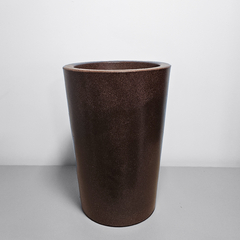 Imagem do Vaso Cônico 35cm Polietileno Brilhoso – Leve e Resistente