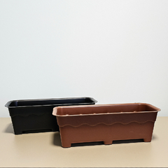 6 Vasos Retangulares Jardineira com Pés - 37cm - comprar online