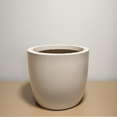 Vaso Redondo 30cm – Polietileno Brilhoso e Leve - comprar online