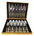 Set 24 Cubiertos Titanio Maletin Dorado - comprar online
