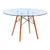 Mesa Redonda Eames 90cm T/Vidrio KJ4028P/C - comprar online