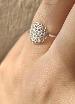 Anillo Mandala Cubic Cristal