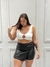 Short Pollera Engomado con Hebilla - comprar online