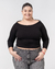 Remera Lanilla Cuello bote BL - comprar online