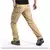 Macacão solto de bolso grande masculino esportes ao ar livre jogging calças táticas cintura elástica puro algodão casual calças de trabalho na internet