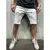 2024 novo estilo coreano verão masculino preto perna larga shorts jeans 2023 no - comprar online