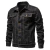 Novo outono masculino casual workwear jeans jaqueta solta casual versátil jovem - comprar online