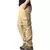Macacão solto de bolso grande masculino esportes ao ar livre jogging calças táticas cintura elástica puro algodão casual calças de trabalho