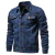 Novo outono masculino casual workwear jeans jaqueta solta casual versátil jovem