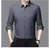Camisa ultraelástica masculina premium – Camisa formal de manga comprida de n - Sample