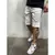 2024 novo estilo coreano verão masculino preto perna larga shorts jeans 2023 no - Sample