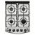 Whirlpool Cocina a Gas 50cm Blance WFO4NBB - Teksi