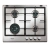 Whirlpool Anafe Empotrable a Gas 60cm Inox GMA6422X en internet