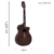 Violão Tagima Grand Auditorium Eq Nylon All Sapele Vegas - comprar online