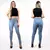 Calça Jeans Skinny Feminina Casual Clara com lavagens/ Cintura alta/ calca jean na internet