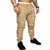 Saia Bento casual justa, comprimento do joelho, Sarja Skate Jogger, 2023, 6 bols - Flash Store