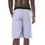 Kit Camiseta e Bermuda Moletinho Masculino Casual Lisa Básica Branca e Cinza do