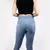 Calça Jeans Skinny Feminina Casual Clara com lavagens/ Cintura alta/ calca jean - loja online