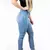 Calça Jeans Skinny Feminina Casual Clara com lavagens/ Cintura alta/ calca jean - comprar online