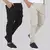 Saia Bento casual justa, comprimento do joelho, Sarja Skate Jogger, 2023, 6 bols - loja online