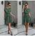 Vestido feminino de oncinha com babado, casual, preto, verão, botões, roxo, ci - loja online