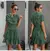 Imagem do Vestido feminino de oncinha com babado, casual, preto, verão, botões, roxo, ci