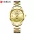 Curren relógio feminino relógios senhoras 9007 aço pulseira relógios feminin - comprar online