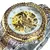 Vencedor esqueleto de ouro relógio mecânico homens automático vintage royal m