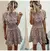 Vestido feminino de oncinha com babado, casual, preto, verão, botões, roxo, ci - comprar online