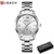 Curren relógio feminino relógios senhoras 9007 aço pulseira relógios feminin