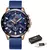 LIGE Relógio Casual Homem Pulseira de Malha Moda Negócios Quartz Homens Relóg