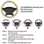 PU Couro Car Volante Capa, Bling Bling, Diamante, Strass, Cristal, Auto Acessór - comprar online