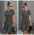 Vestido feminino de oncinha com babado, casual, preto, verão, botões, roxo, ci - comprar online