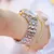 Diamante relógio feminino marca de luxo 2024 strass elegante senhoras relógios - loja online