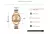 Curren relógio feminino relógios senhoras 9007 aço pulseira relógios feminin