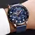 LIGE Relógio Casual Homem Pulseira de Malha Moda Negócios Quartz Homens Relóg - loja online