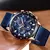 LIGE Relógio Casual Homem Pulseira de Malha Moda Negócios Quartz Homens Relóg - Flash Store