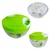 Mini Processador Triturador De Alimentos Manual Com 3 Lâminas 500ml XH - Flash Store