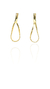Brinco Gota Com Corrente Banhado em Ouro 18k (BR0294) - comprar online