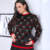 Blusa Cereja Feminina Manga Longa Tricot Outlet Trico na internet