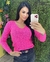 Blusa Tricot Roupas Feminina Suéter Decote V Trança (MILENA) - loja online