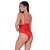 Body Sem Bojo em Renda de Poliamida e Tule Cor:Rubi;Tamanho:GG (LBR8609SKU122685 - comprar online
